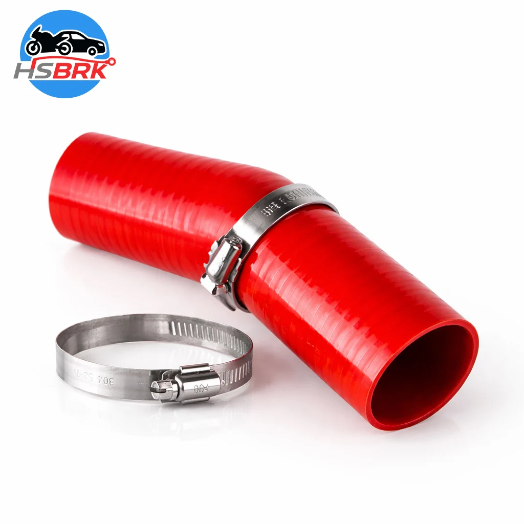 

45° Reducing Silicone Hose ID50-110mm Turbo Intercooler Intake Pipe Reinforced Silicone Coupler Automotive Turbocharger Tube