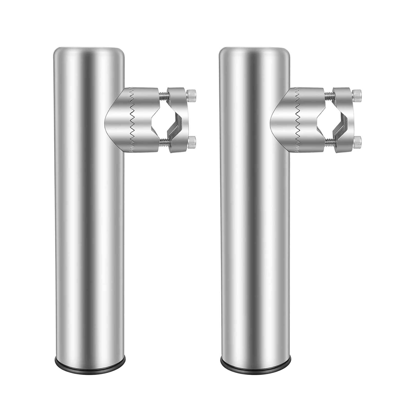 Soporte para caña de pescar de acero inoxidable, 2 uds., soporte portátil para caña, 360 °   Plataforma Flotante Ajustable para Yates, Barcos de Pesca, Barandillas
