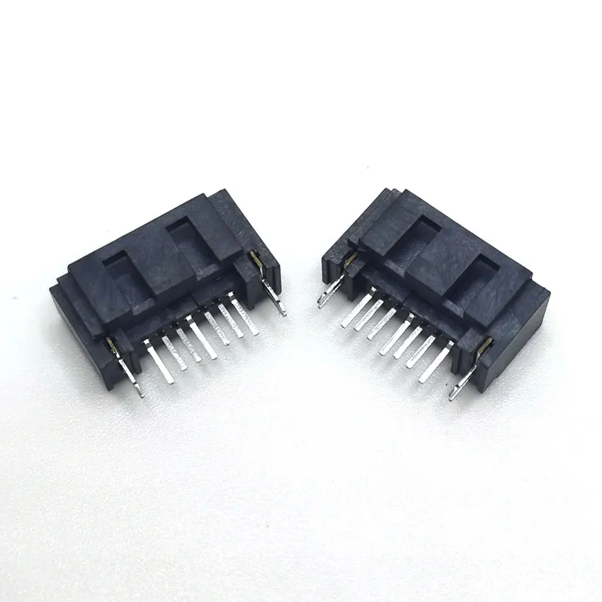 20-100pcs 7pin DIP SATA Female Connector For Desktop Motherboard SATA hard disk interface