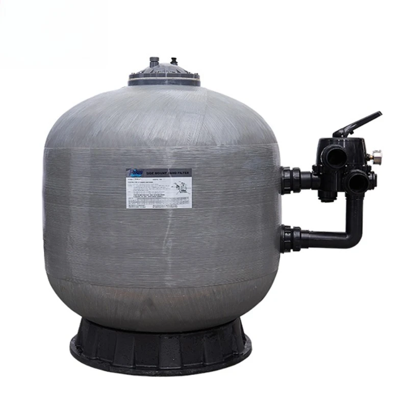Automatic sand filter side mounted water treatment tank filter