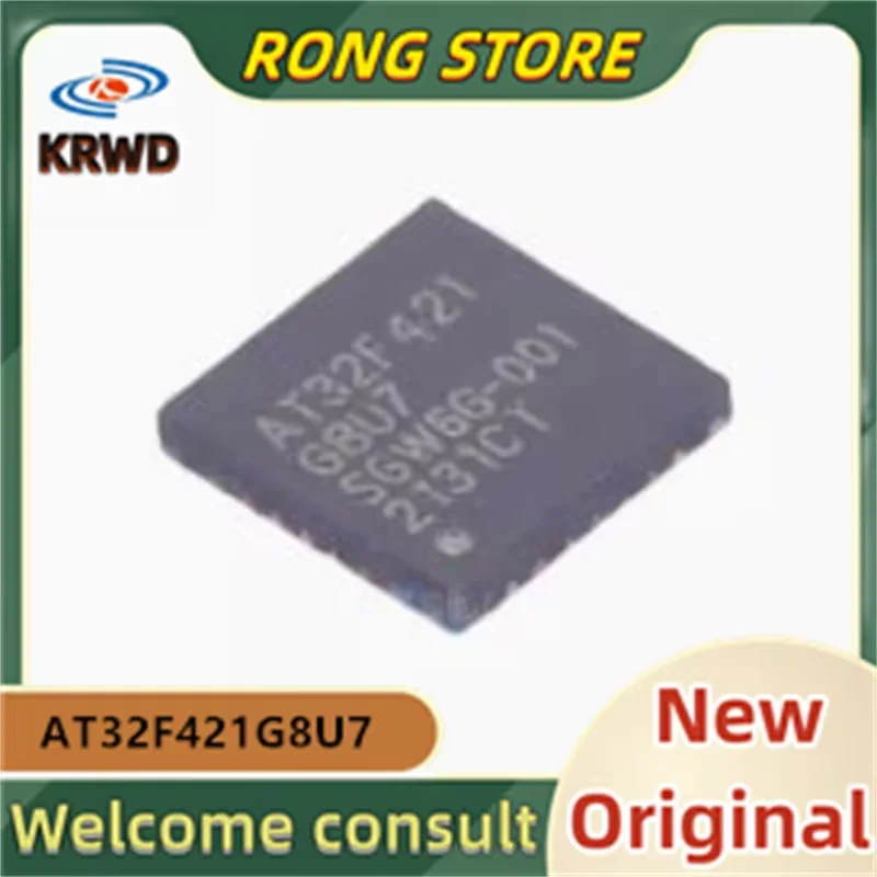 

5 шт. AT32F421G8U7 новый и оригинальный чип IC AT32F421 QFN28 микроконтроллер MCU