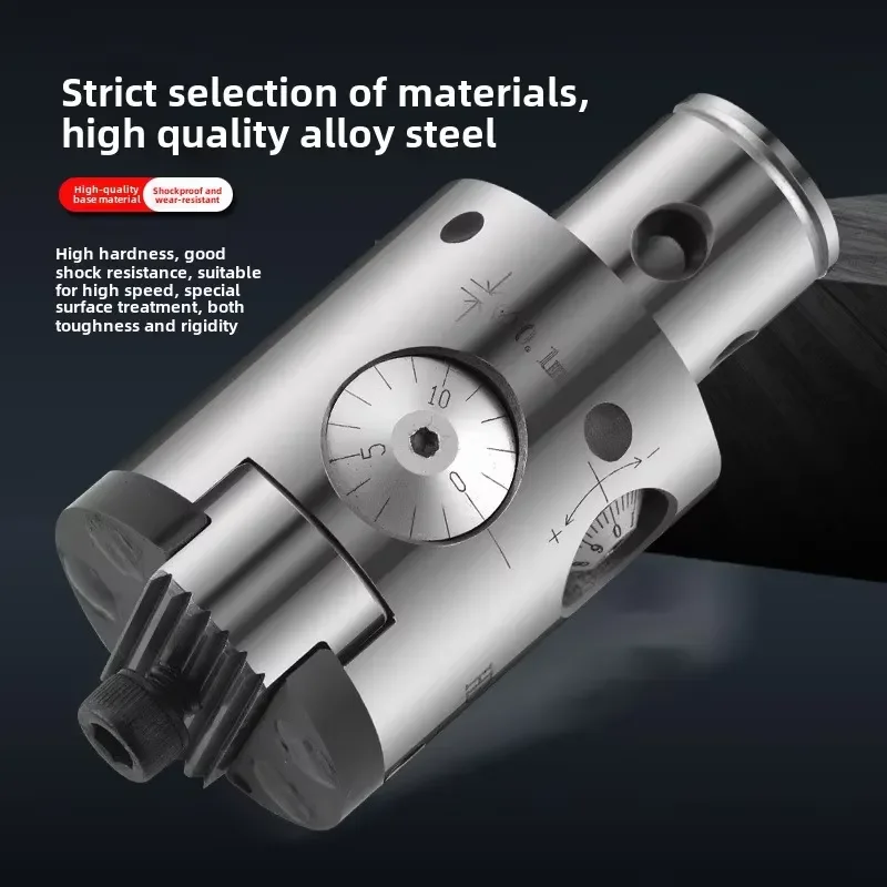 High-Precision CNC Boring Head Machining Center Carbide Material Boring Tool with Extremely Fine Adjustment Usage for Lathe