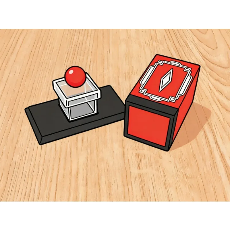 TENYO Instantaneous Penetration Dragon Altar Magic Trick Visual Close-Up Street Stage Illusion Gimmick Props for Magicians