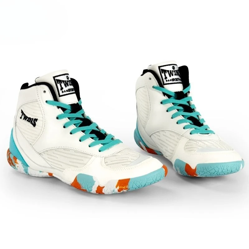 Original Brand Designer Mid-Top Competition Sport Boxing Fighting Boots Professional Wrestling Sneakers Indoor Fighting Shoe