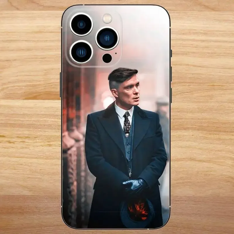 Thomas Shelby Peaky Blinders Phone Case For iPhone15,14,13,12,11,Pro,Max,Plus,Mini,X,XS,XR,8,7,6,S,Plus,SE Soft Black Case