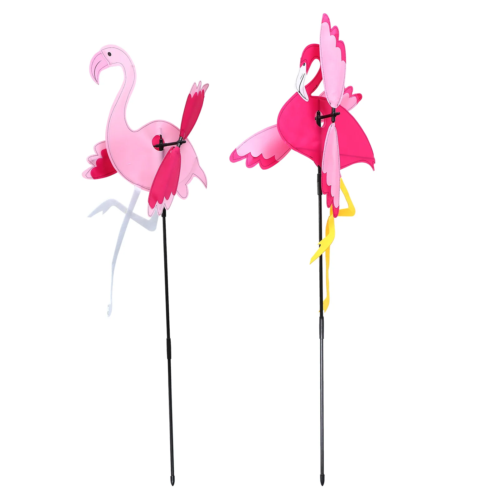 

Outdoor Decor Playset Flamingo Pinwheel Whirligig Wind Deterrent Windmill Garden Floral Toys