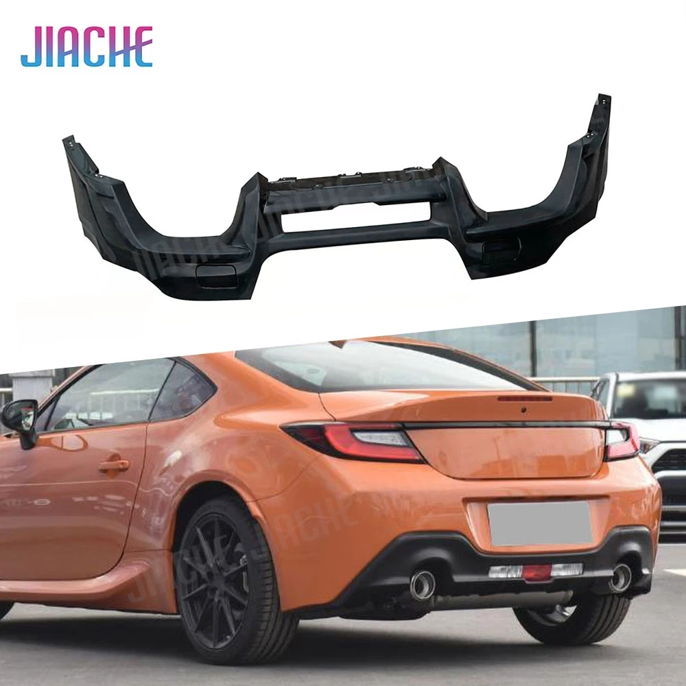 

ABS Black Rear Bumper Diffuser Guard Spoiler for Toyota GR86 Subaru BRZ 2021 + Car Rear Bumper Extension Styling