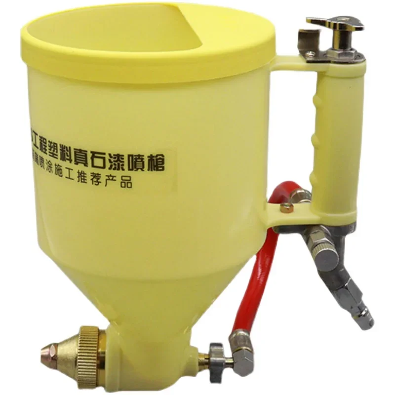 1PC Wall Plastic Pneumatic Spray Gun external wall spray gun for exterior wall paint sprayer automatic air hopper sprayer