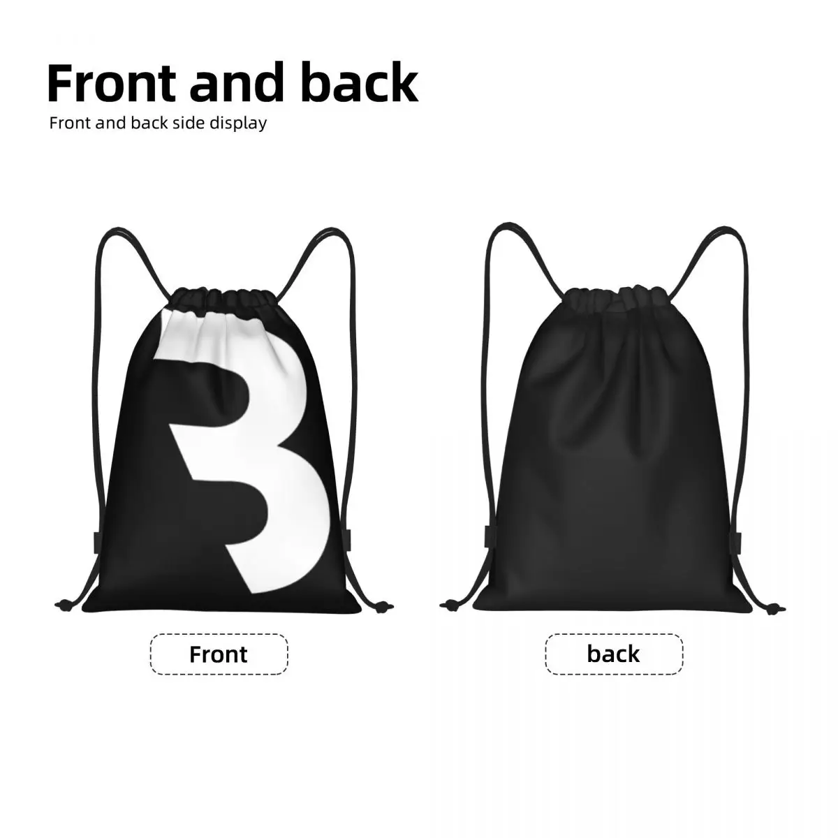 Drawstring Mochila com logotipo Cbum para caminhadas, esportes, ginásio Sackpack, Fitness String Bag