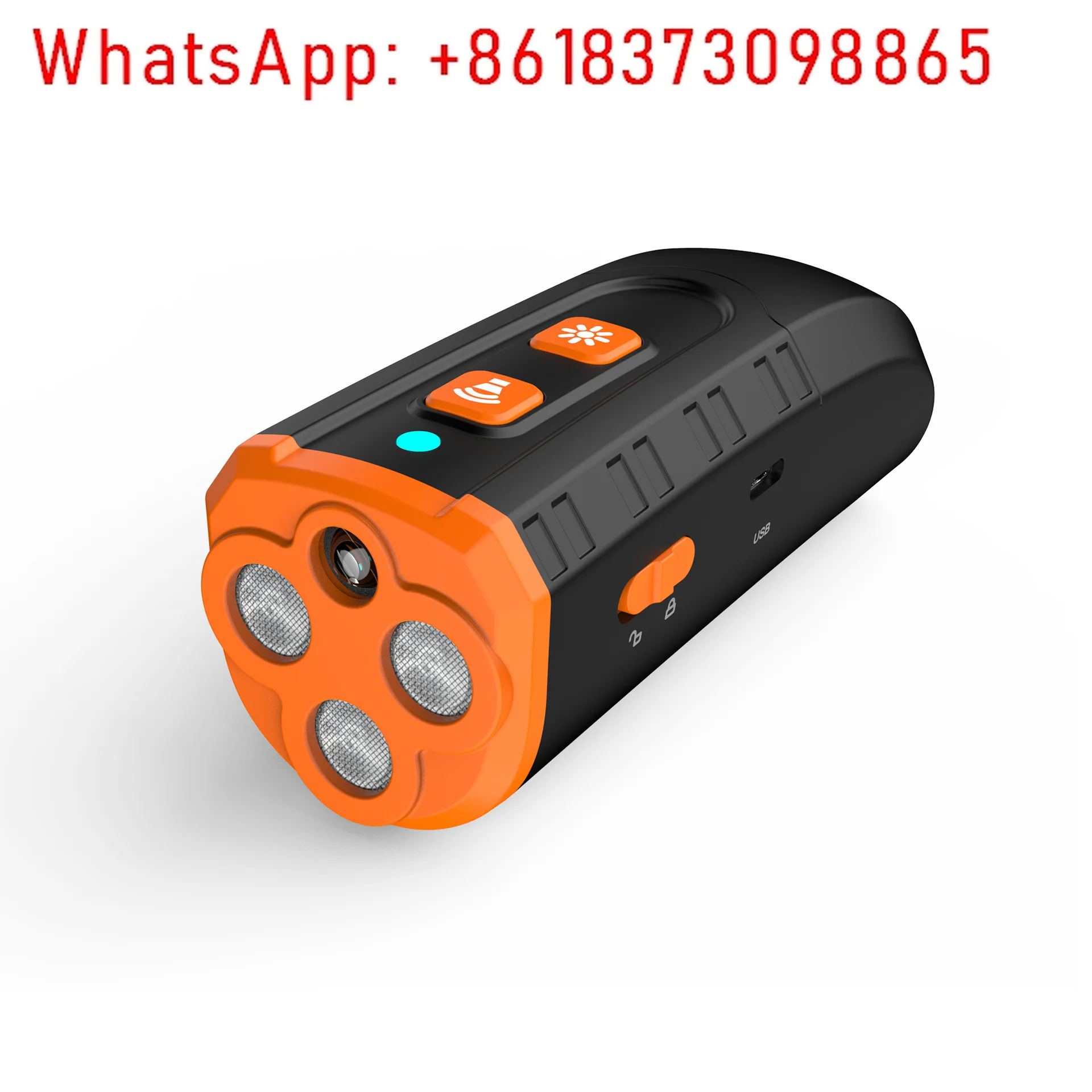

Handheld ultrasonic dog trainer, mobile and portable bark stop device, dog repellent, pet training supplies