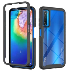 Hybrid TPU/PC Case For TCL 20 5G 20S 20L Plus 20L+ Funda Capa Two Layer Structure Shockproof Crystal Clear Shell Phone Cover