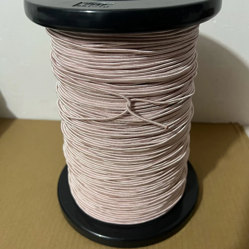 ChengHaoRan 1 meter Mine antenna Litz wire polyester silk envelope braided 1m 0.07x10 0.07x28 0.07x100 0.07x119 strands wire