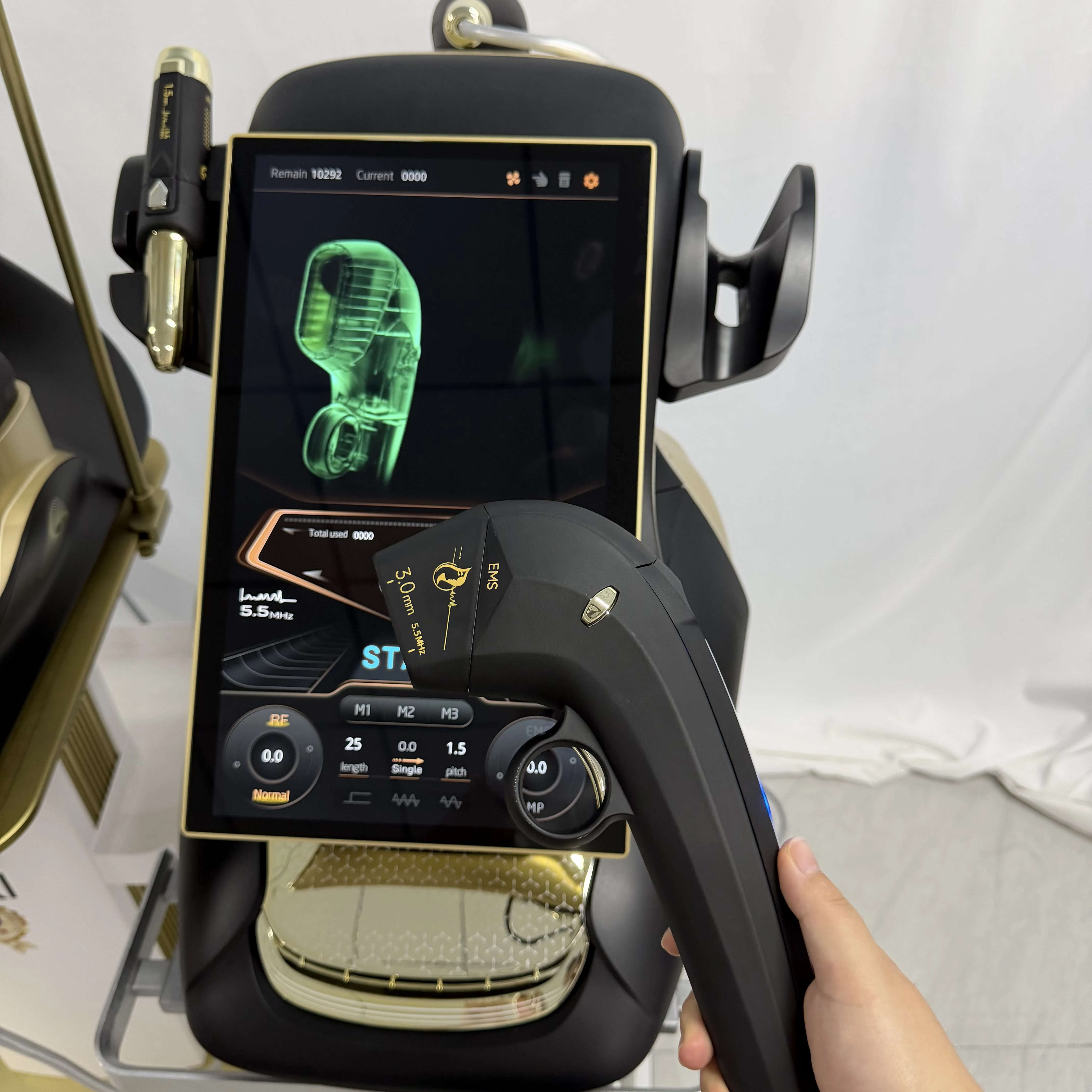 25D 360MAX 3-in-1 Beauty Equipment Ultrasound Technology for Facial Lifting Slimming and Body Firming Non-Invasive Salon Machine