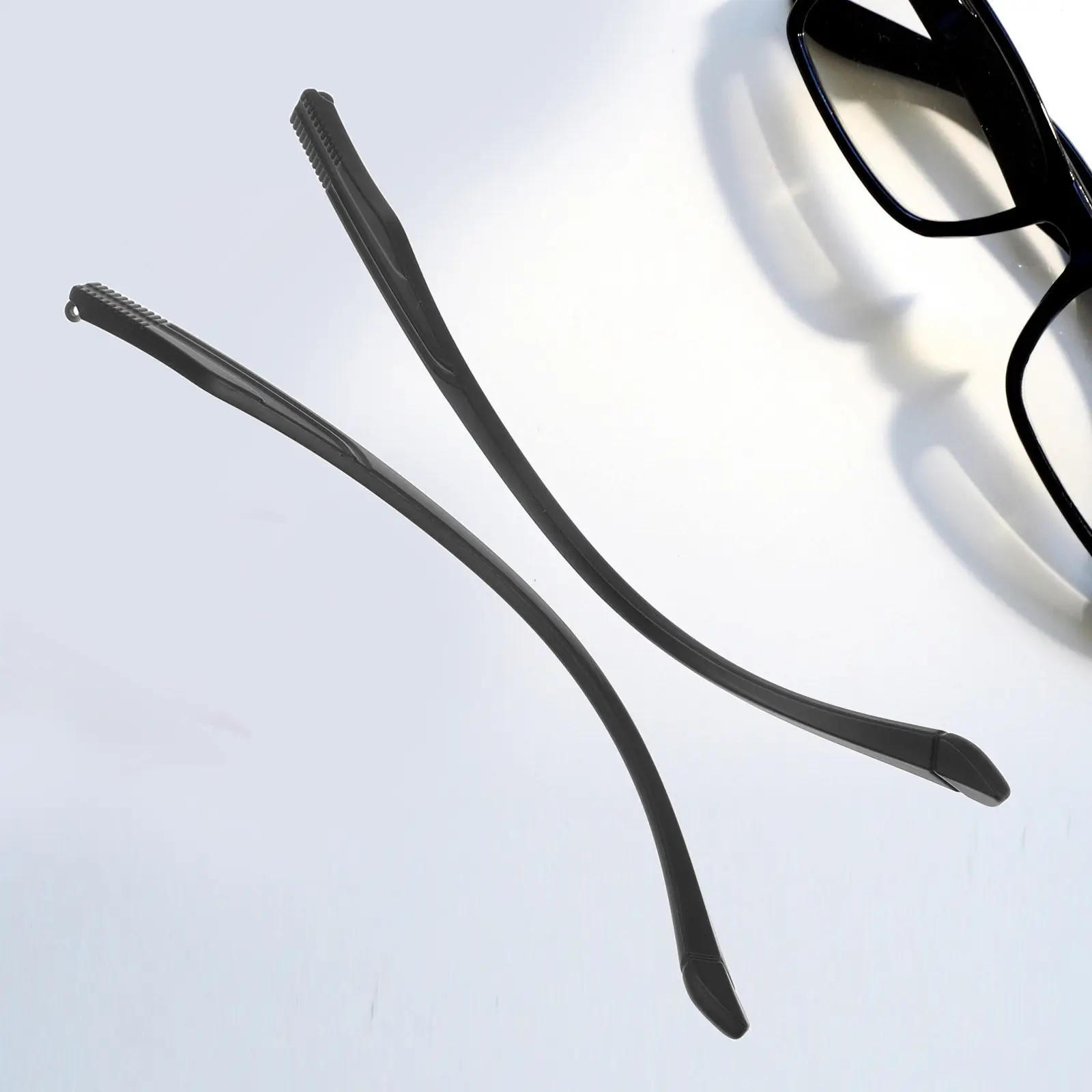 1Pair Tr90 Eyewear Temple Legs Replacement Universal Fit for Most Glasses Frames Stylish Streamlined Design Comfortable Ear