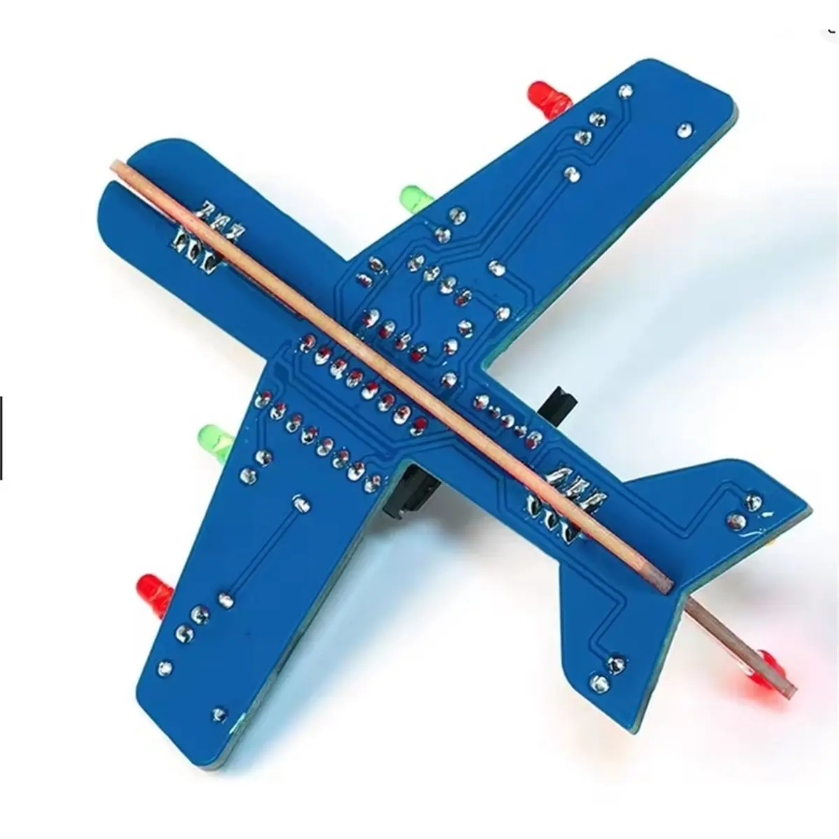 TOP RATED○▽Beginner Soldering Practice Kit, Build 2 Small Display Aircraft with LED, STEM DIY Learning Set