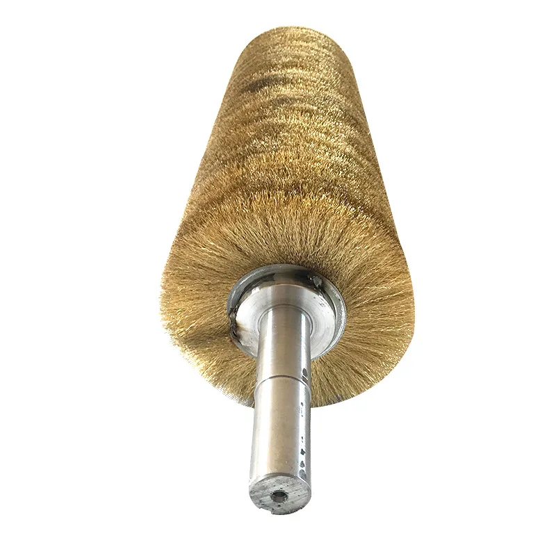 

Derusting Polishing Polishing Steel Wire Brush Roller Copper-plated Steel Wire Brush Roller Industrial Brush