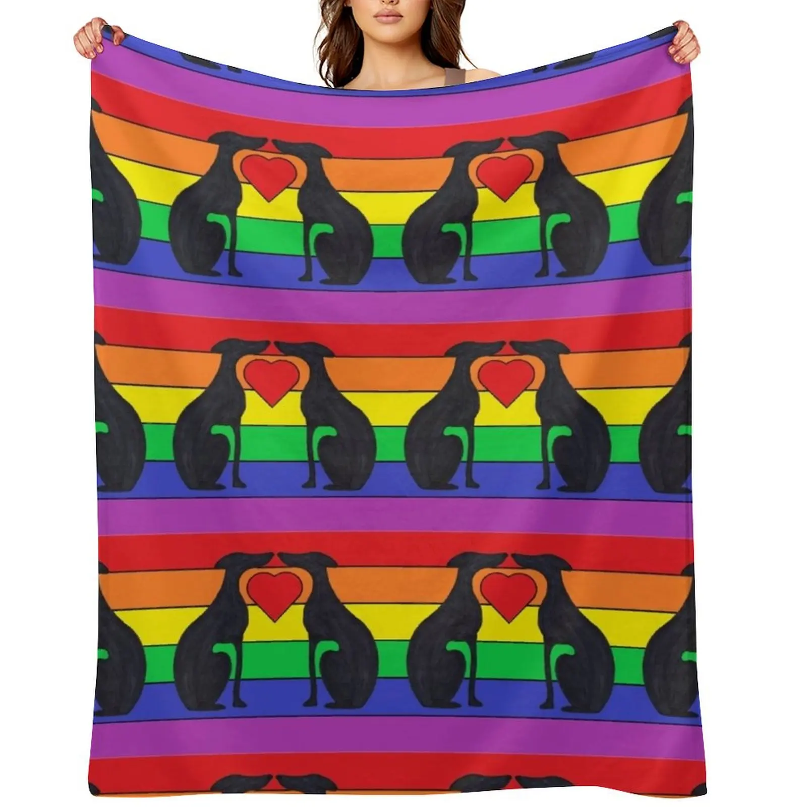 

One Love Throw Blanket Warm Luxury Brand christmas decoration heavy to sleep Blankets