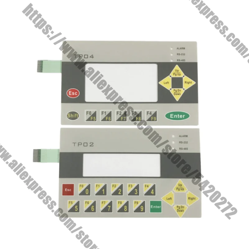 

New TP04G-AS1 TP04G-AS2 TP02G-AS1 TP02G-AS2 Text Display Button Film