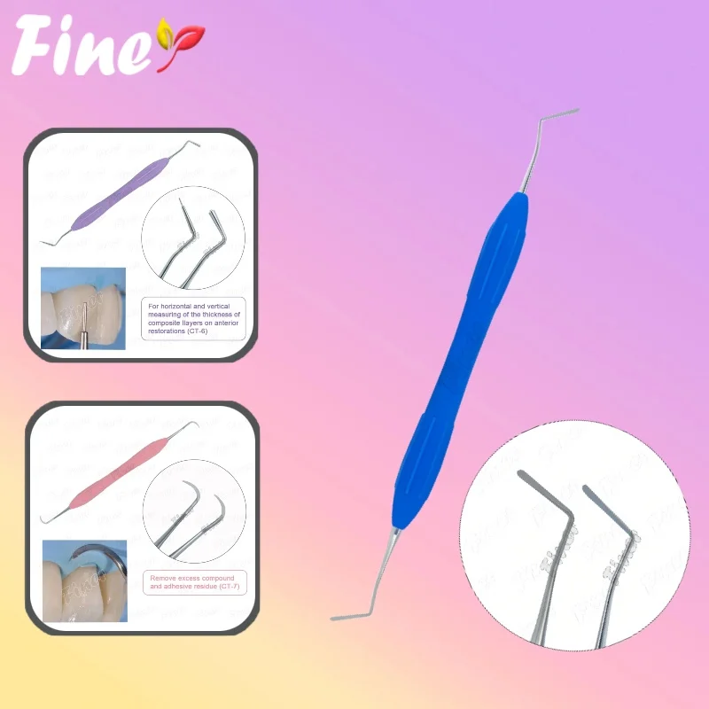 

Finer 1PC Dental Resin Spatulas Composite Instruments Silicone Resins Filler Dentist Aesthetic Restoration Dental Material Tool