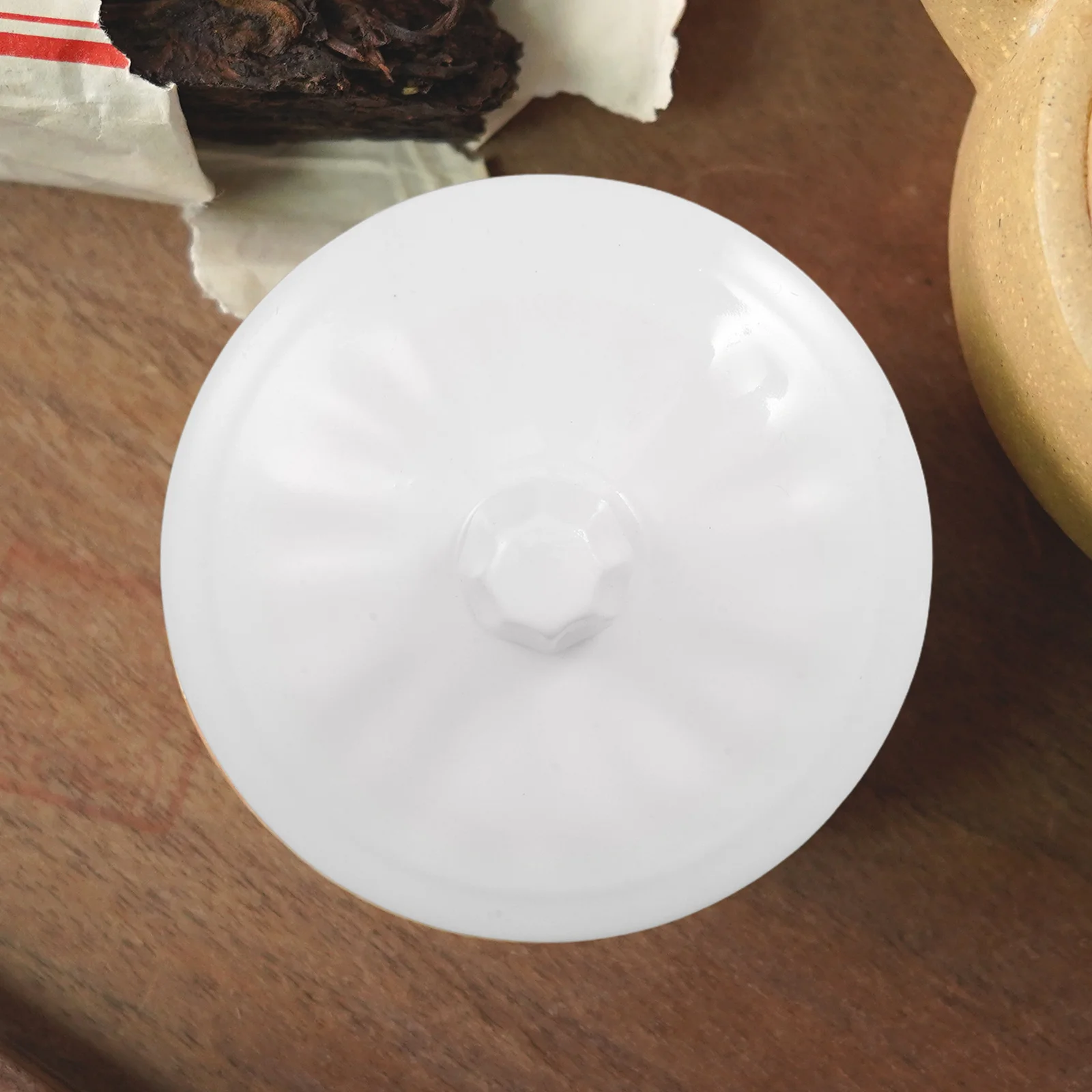 

Ceramic Mug Replacement Lid White Porcelain Teapot Cover Coffee Tea Milk Beverage Cup Accessories 7.3cm Porcelain Tea Cup Lid