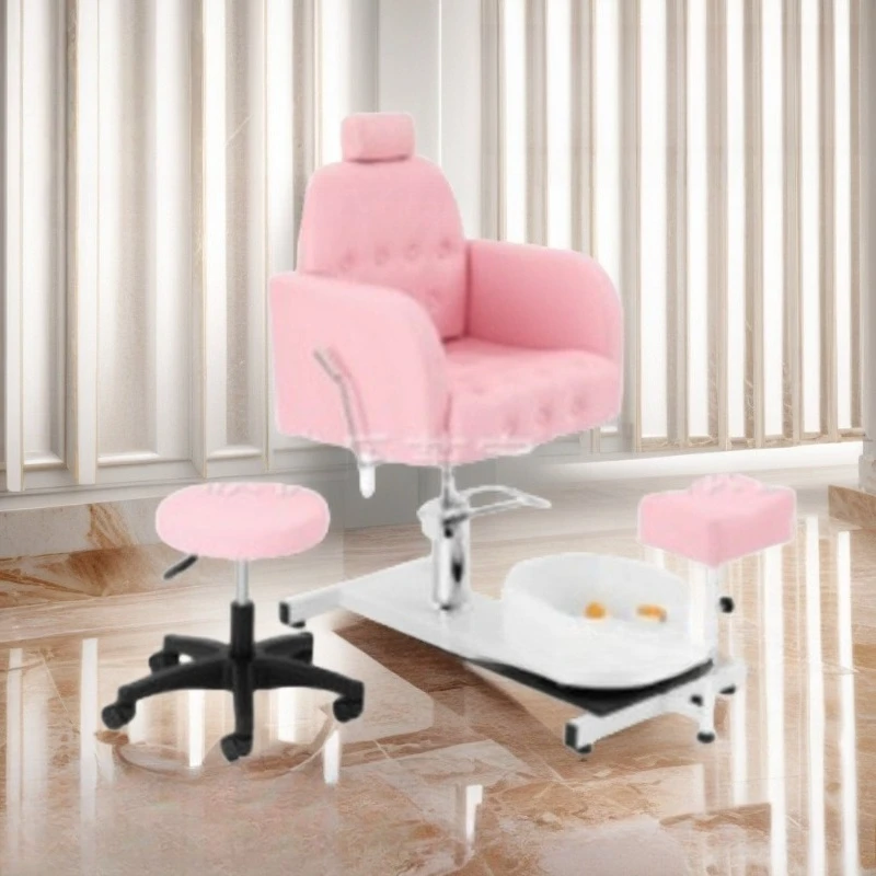 Hairdressing chair Foot bath chair border pedicure Lifting rotating foot massage Multifunctional foot bath