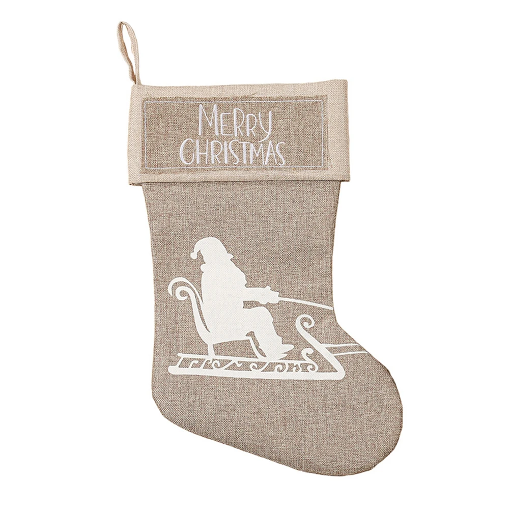 

Christmas Stockings Hanging Pendant Hanging Gift Socks Non woven Fabric Cartoon Household Office Party