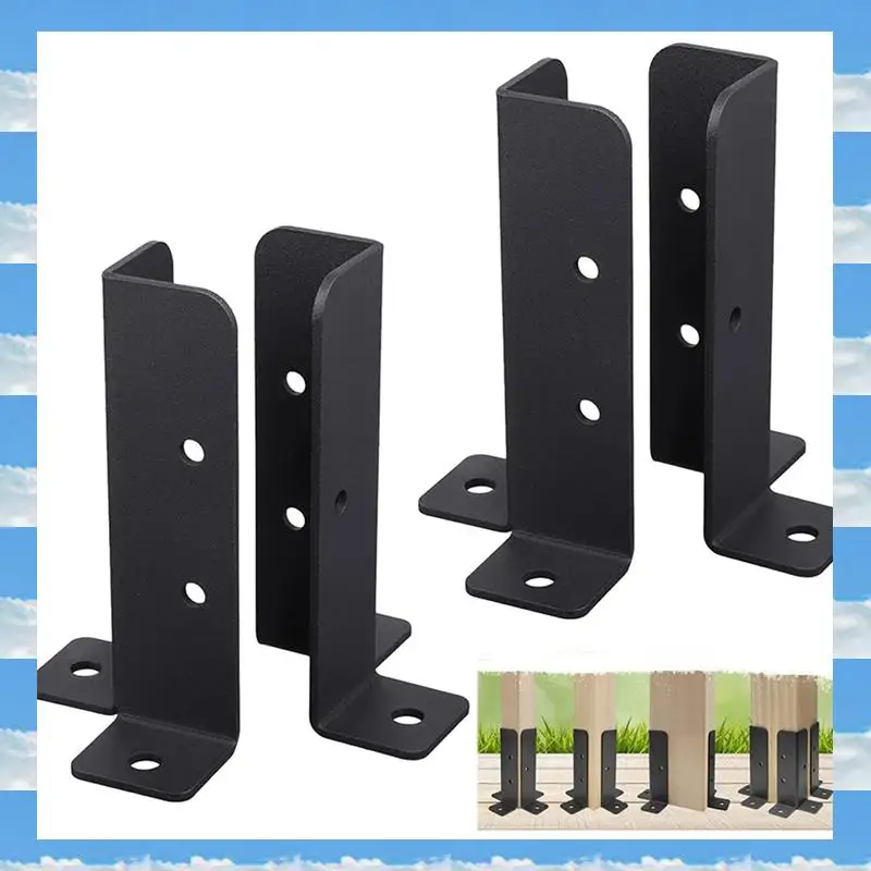 Adjustable Deck Post Anchor Base Brackets Fence For Pergola Fence Railing Mailbox Pavilion Garden Tool