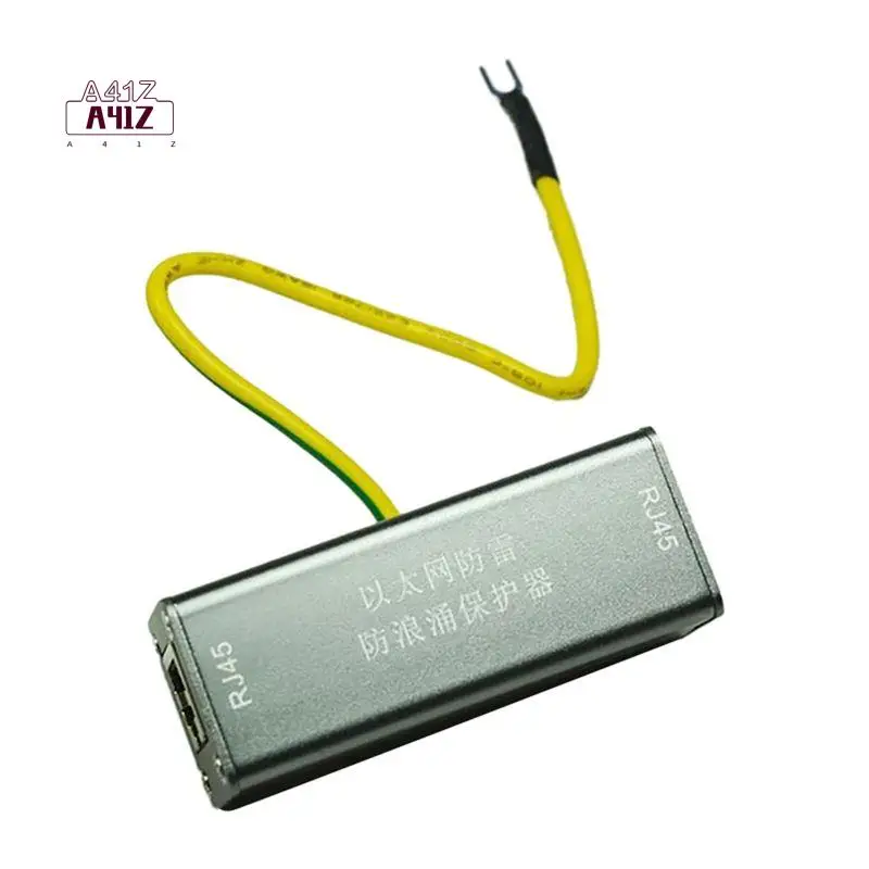 A41Z-1PC RJ45 Ethernet Network Device Surge Protector Ethernet SPD 8-Core Network Cable Interface Monitoring Arrester