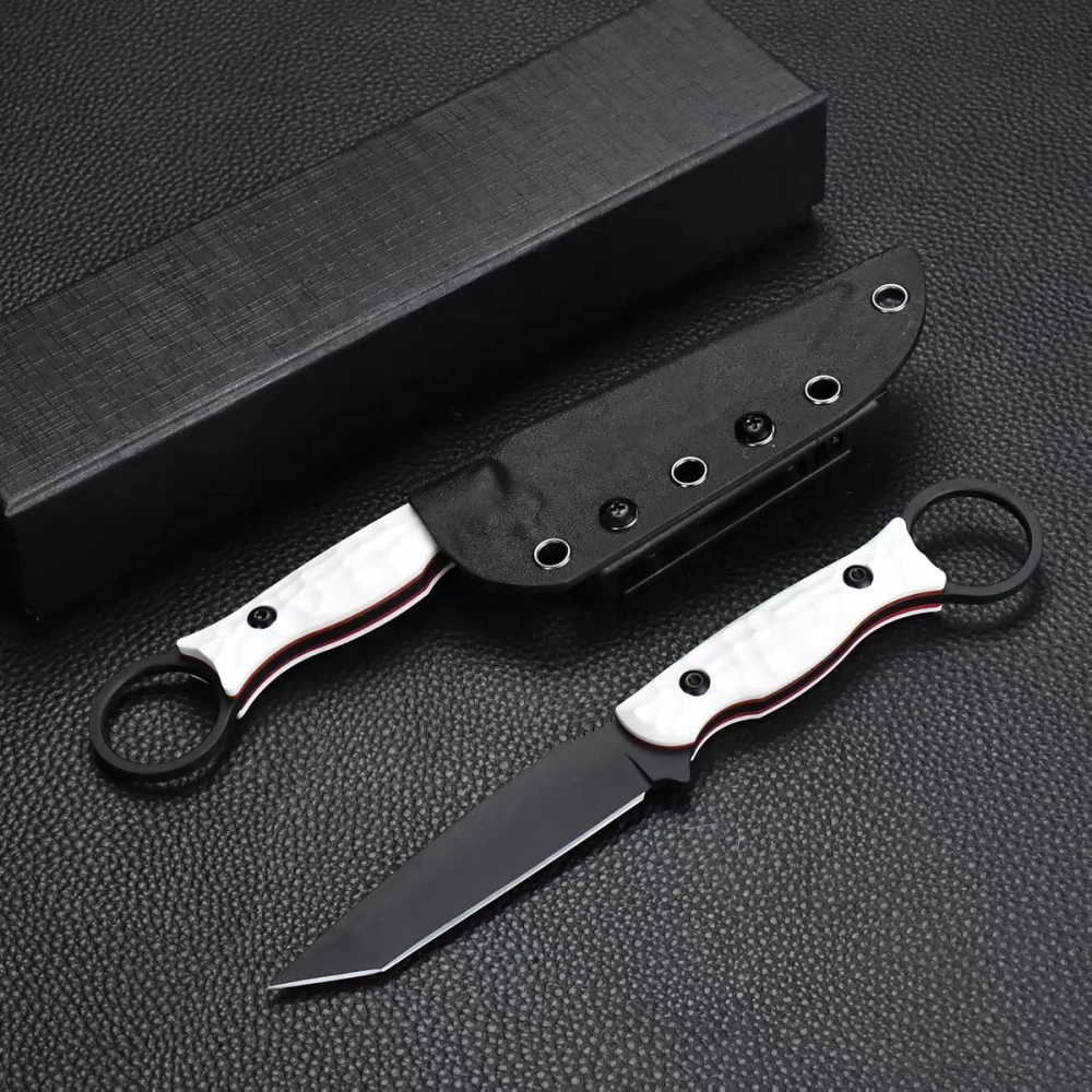 

Wilderness Tactics EDC Многофункциональный нож с фиксированным лезвием Легкий прочный нож для резки на открытом воздухе, для кемпинга, рыбалки с ножнами K