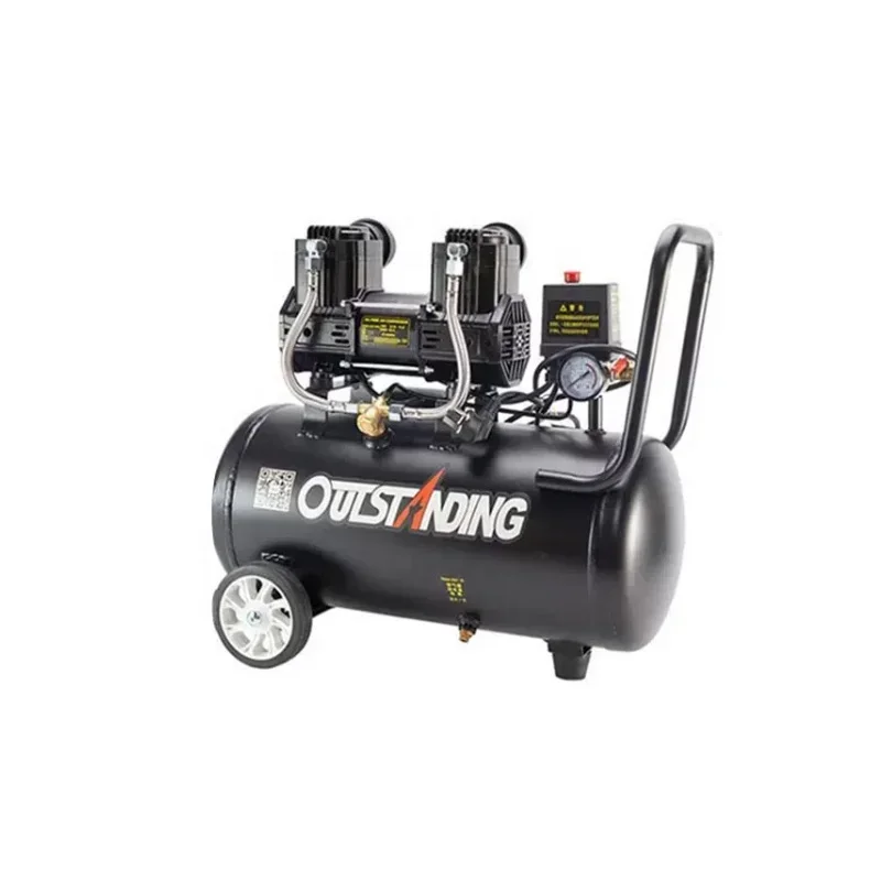 Hot sales 1.1 kw 2.2 kw 1.6 kw Oil-free air compressor 220 V silent 8L air compressor machine