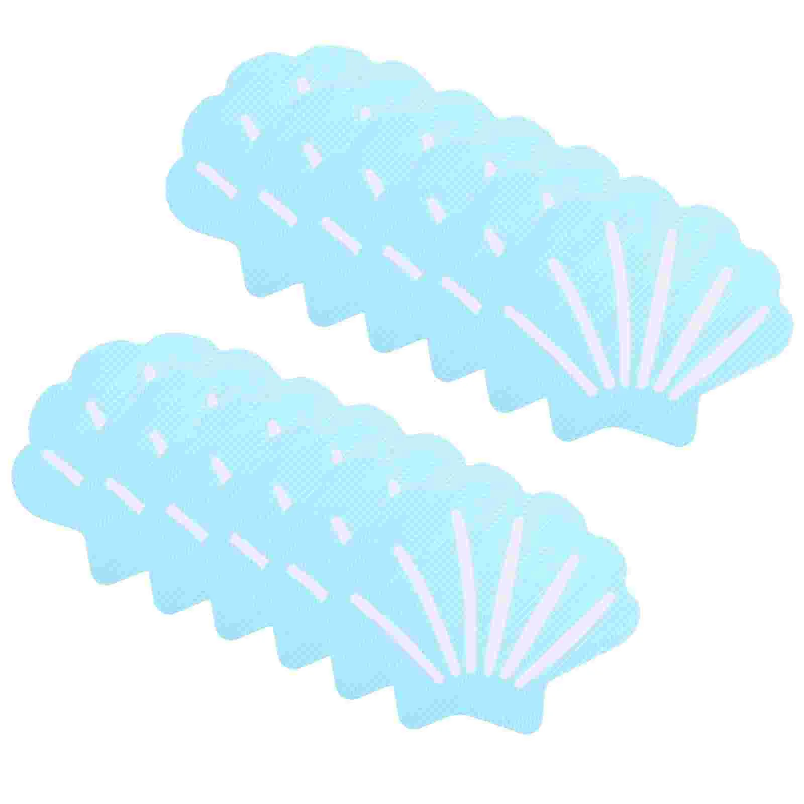 12pcs Shell Shape Bathtub Non Slip Stickers Anti Slip Shower Stickers for Safe and Secure Bathing Experience