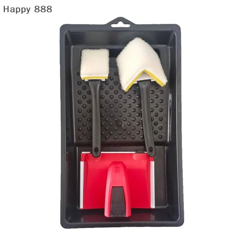 

Практичный набор инструментов для обрезки краски из 4 предметов — небольшой инструмент для покраски углов с подставкой для ретуши