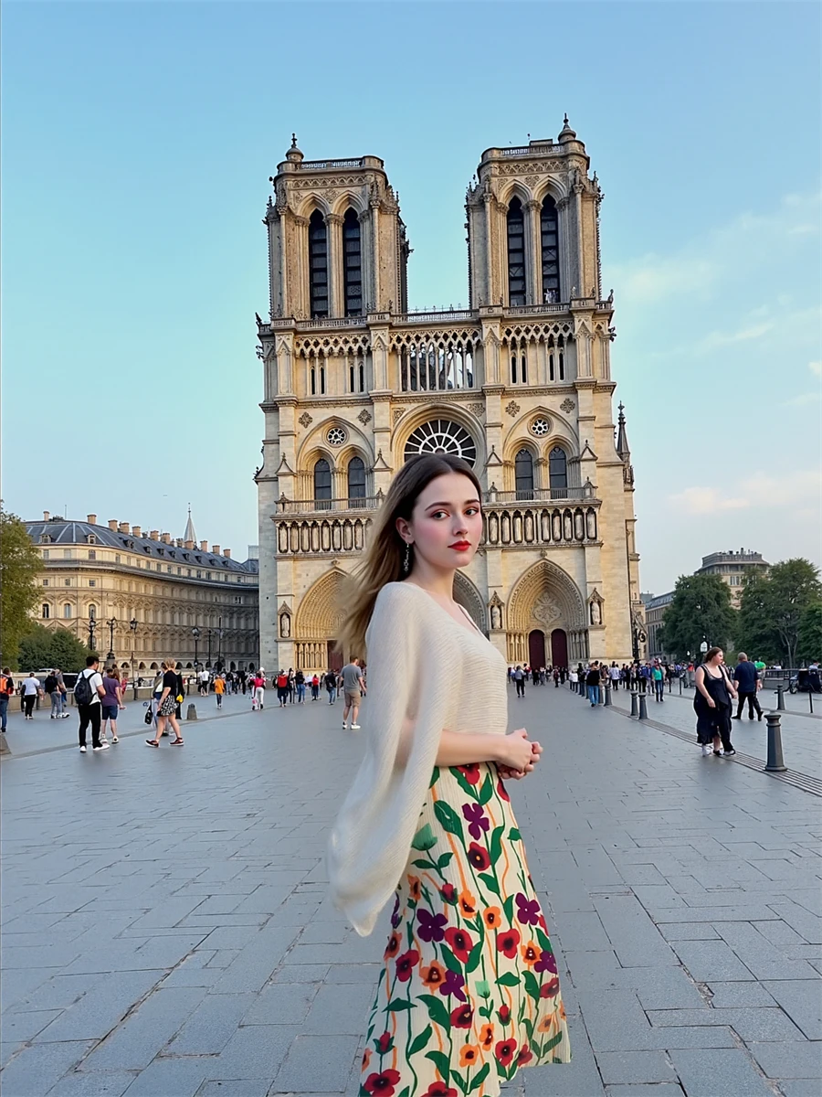 

Skirts Women High Waist Floral Print Skirt with Pleated Details Lightweight Aesthetic Design for Summer Vacation or Party Wear