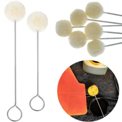 10/30pcs Leather Wool Balls Painting Brush Assisted Dyeing Leather Dauber Tool Leather Dyeing Brush Sponge Paint Brush