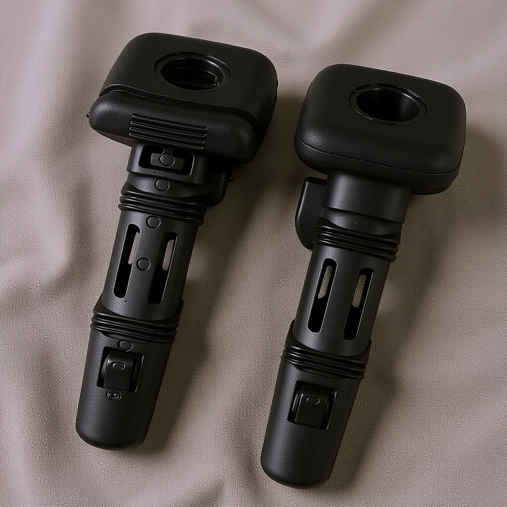 

2Pcs Headrest Guide Inserts 12.7mm Universal Fit Plastic Adjustable Locking Car Seat Headrest Post Stabilizer Support