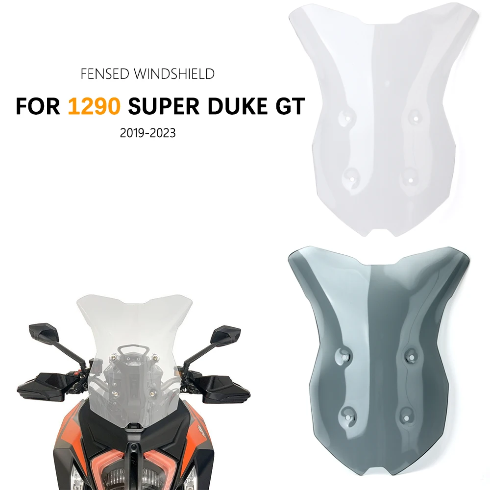 NEW Motorcycle For KM 1290 SUPERDUKE Super Duke GT 2019-2023 Touring Windshield Windscreen 1290GT Wind Deflectors 2020 2021 2022