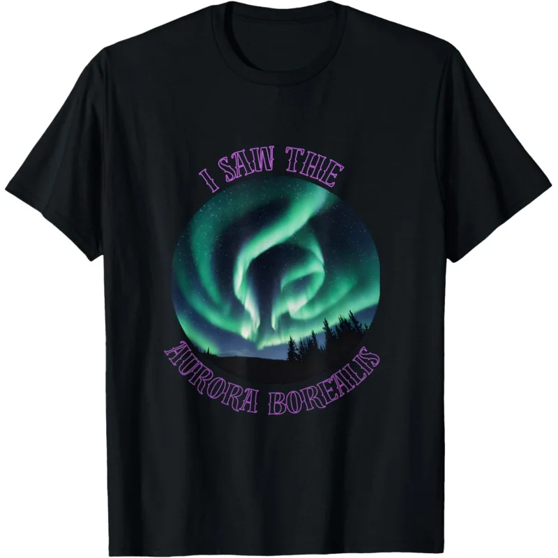 

Northern Lights Aurora Borealis Souvenir Adults Men's and Women's Styles T-Shirt