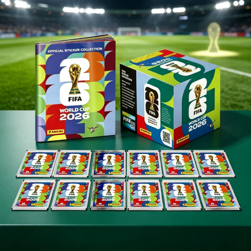 New Panini 2026 World Cup Sticker Pack & Album Limited Edition Soccer Memorabilia Set Collection Football Souvenir Gift