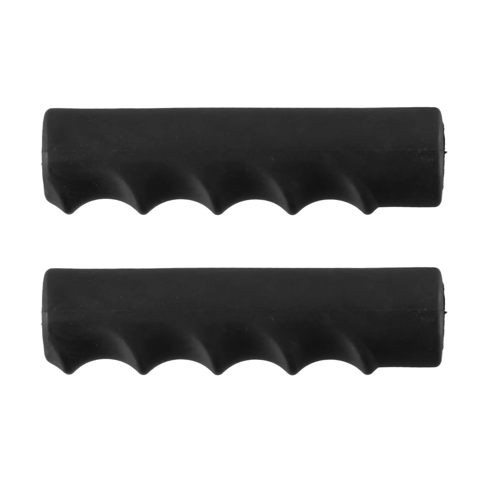 قطعتان من مقابض المطاط المقواة لعربات اليد مناسبة تمامًا لمعظم الموديلات المصممة للتعامل مع آمن وآمن #4