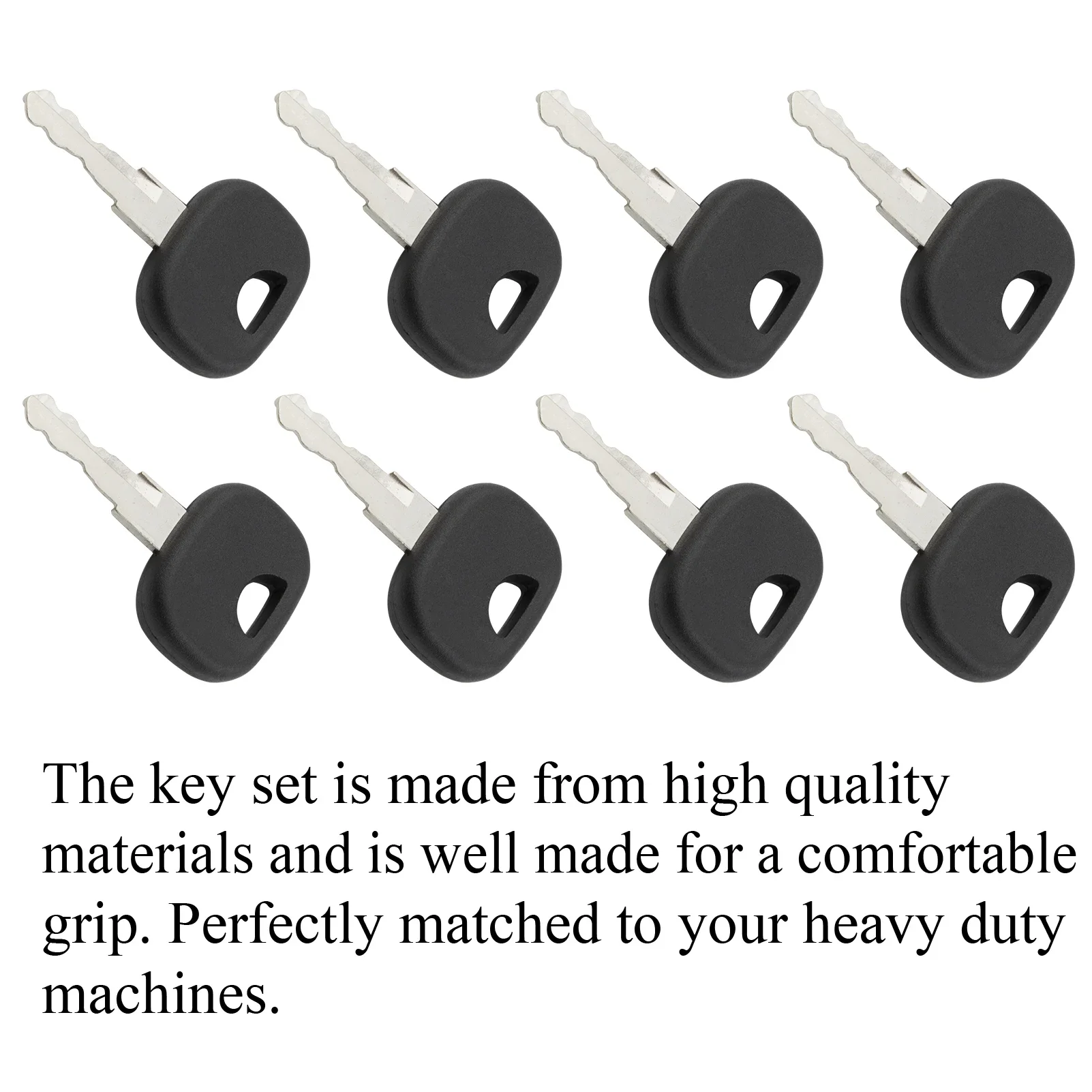8 PCS 14603 Key Fit For Volvo Dynapac Terex Vibromax New Holland NH Ford Moxy Hamm JCB Bomag Heavy Equipment Machine