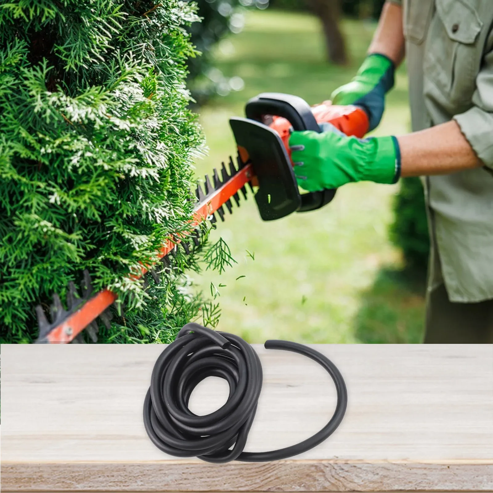 Gardening Rubber Fuel Line Delicate Easy To Install Exquisite Reliable To Use Rubber Solid High Quality Material