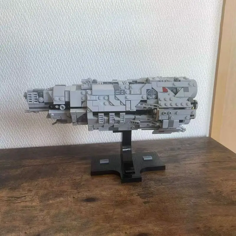 696PCS MOC Starr-Wars Herbst Säule Mittelgroße Ikonische Raumschiff Montage Bausteine Spielzeug Kinder Weihnachten Geburtstag Geschenk