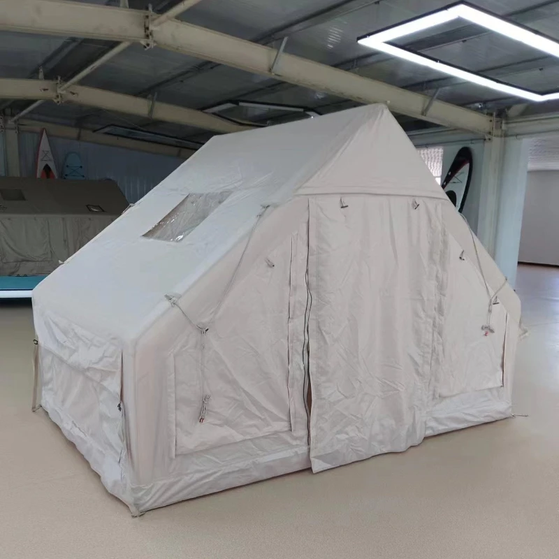 Outdoor Inflatable Tent Outdoor Camping Cabin Room Cotton Rainproof Thickened