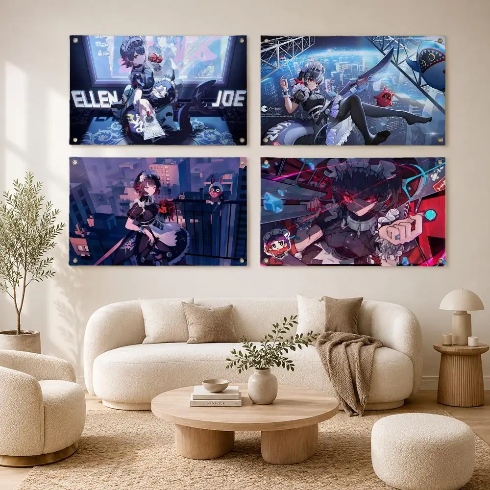 Game Ellen Joe Flags flag For Decoration Outdoor Picnic Hanging Home Camping Party Banner