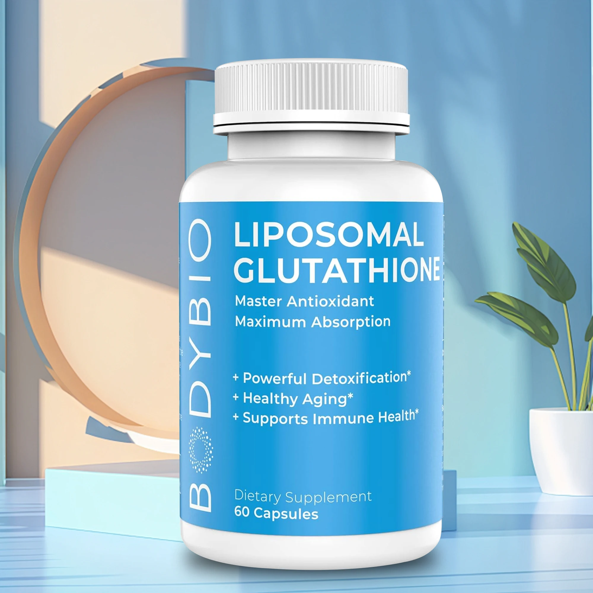 

Liposomal Glutathione - Antioxidant Protection, Maximum Absorption, Supports Cellular Health, Boosts Energy and Immune Support