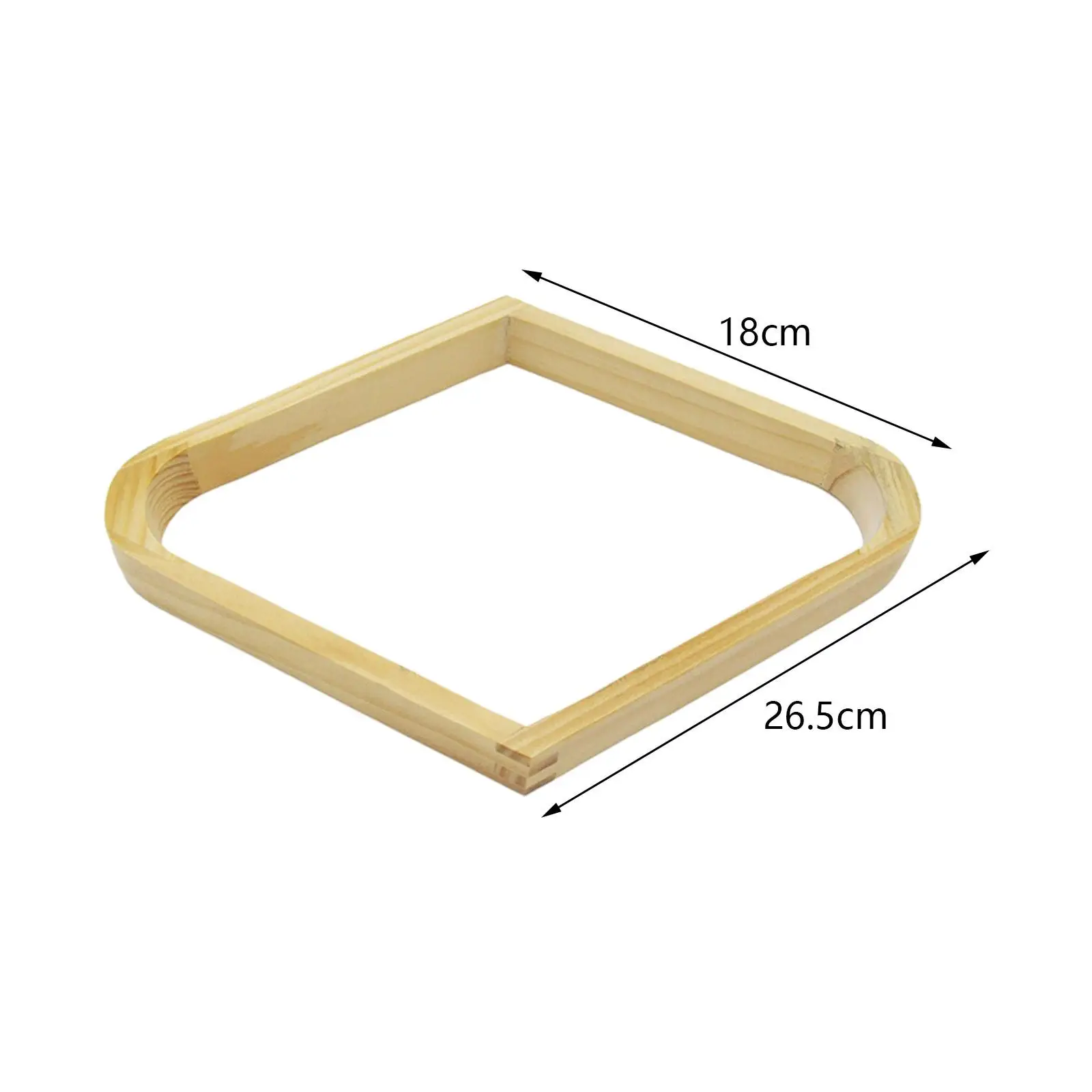 Premium Wooden Diamond Frame Pool Cue Holder for Snooker and Billiards