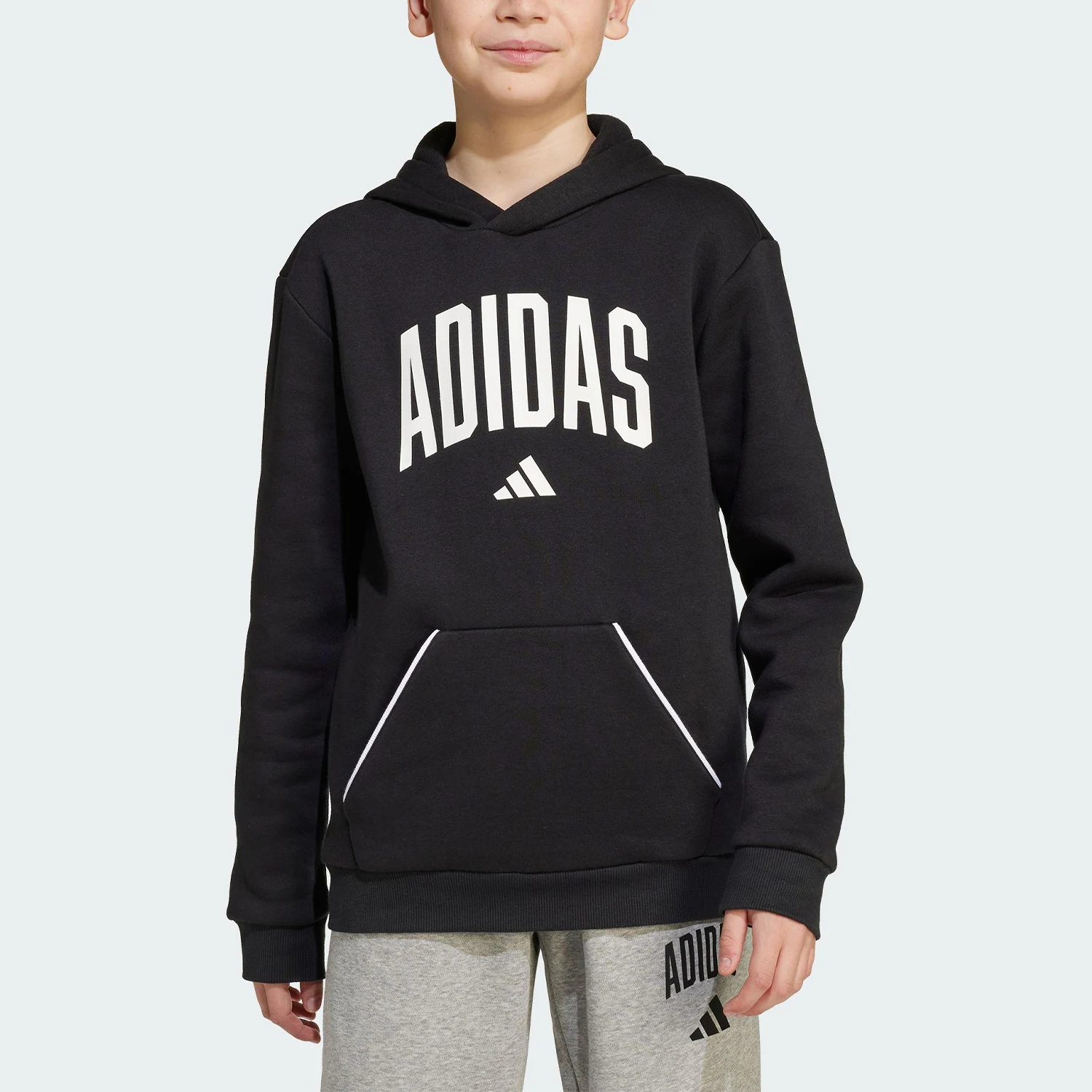 

Adidas Authentic J CLGT OH FL HD Youth Fleece Hooded Hoodie JM1536