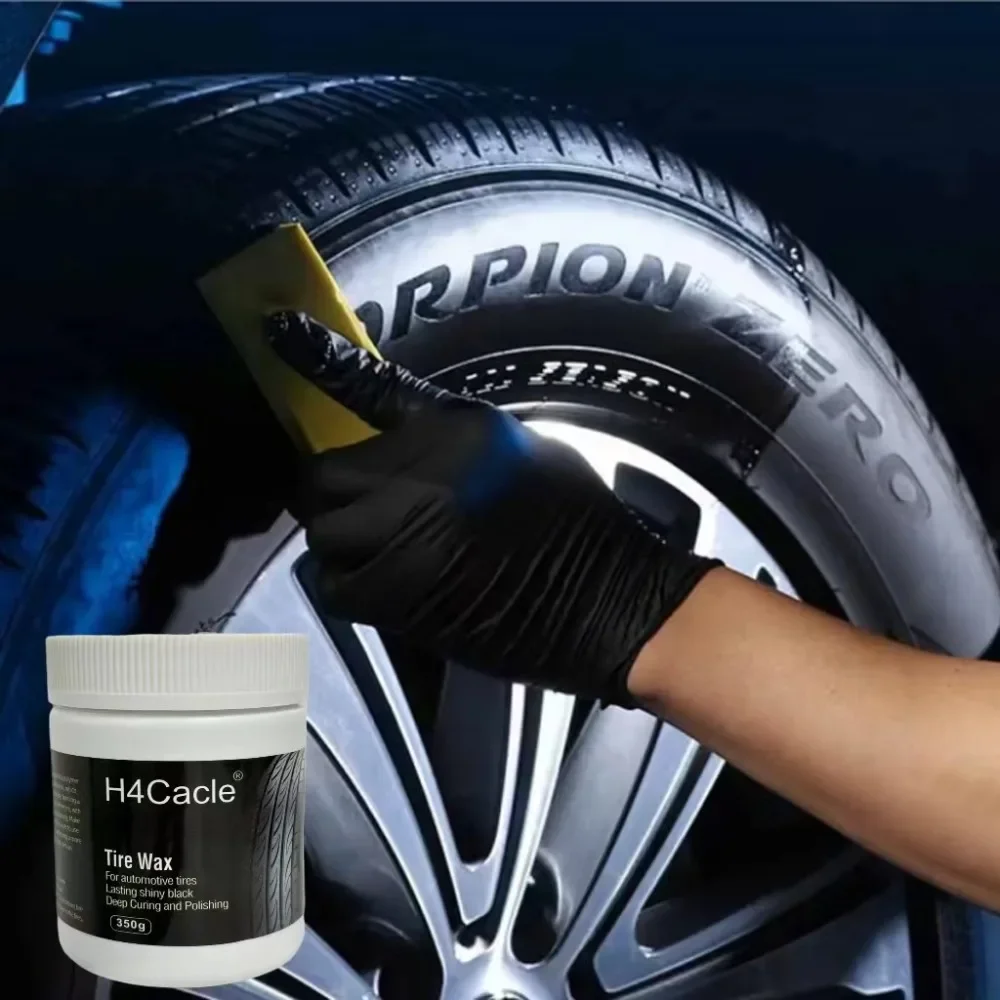 H4Ccacle Tire Wax Durable Protection Gloss Enhancer| Long-Lasting Car Tire Gloss Enhancer Anti-Aging Maintenance Coating
