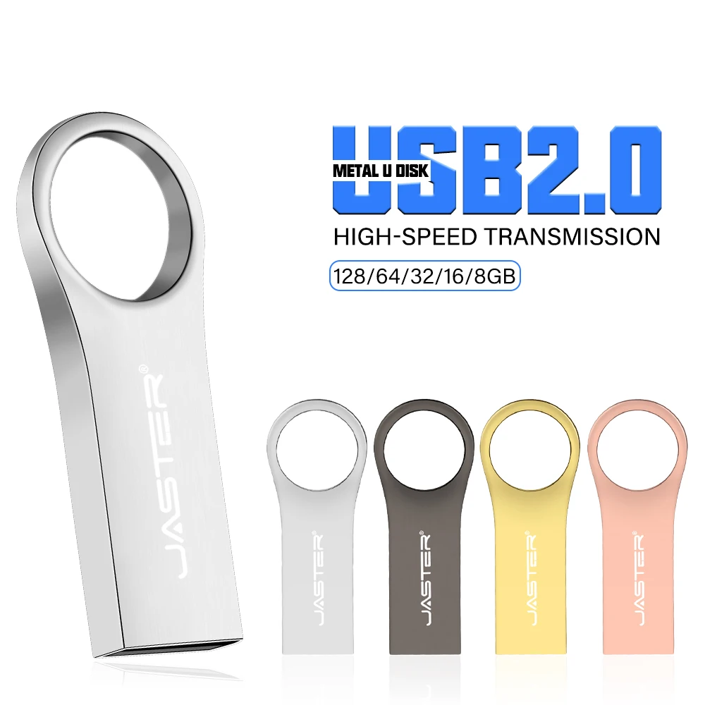 Wasserdichter Metall-USB-Stick 64GB 32GB USB-Flash-Laufwerke für Büroangestellte, Firmeninformationen, Speicherstick, Geschenke für Fotografen