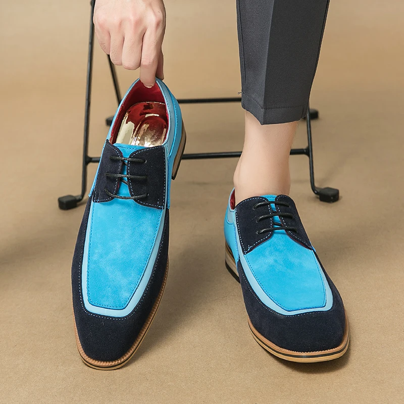 Рисунок 3 - Мужские замшевые туфли дерби с